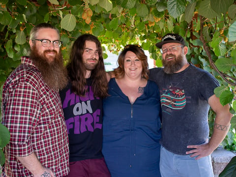 Drop Dead Red (Coday Anthony, Stephen Hendry, Carly DuHain, Gabe Aiello) performed live in studio with music from their 2018 album "AirRaid" on Insight with Beth Ruyak. 